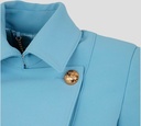 Elisabetta Franchi - BLAZER AZUL CON BOTONES DORADOS