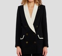 Elisabetta Franchi - BLAZER VERDE CON BOTONES VERDES/DORADO