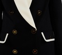 Elisabetta Franchi - BLAZER VERDE CON BOTONES VERDES/DORADO