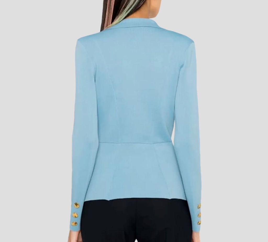 Elisabetta Franchi - BLAZER BASICO CON BOTONES DORADOS
