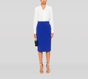 Elisabetta Franchi - BLUSA BLANCA BASICA