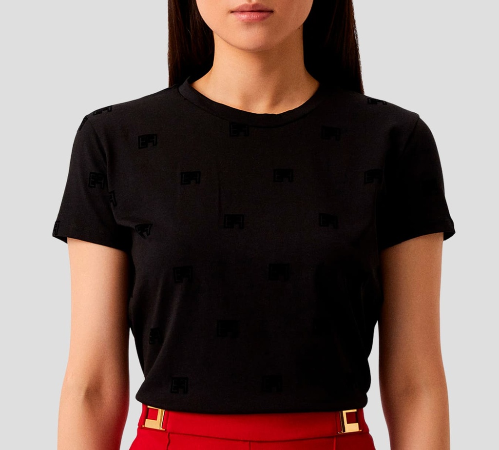 Elisabetta Franchi - FRANELA BASICA NEGRA