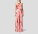 Elisabetta Franchi - VESTIDO DE VISCOSA CON ESTAMPADO DE TUL