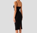 Elisabetta Franchi - VESTIDO NEGRO CON CIERRE