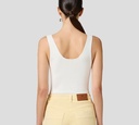Elisabetta Franchi - BODY SIN MANGAS EN VISCOSA CON TRANSPARENCIAS