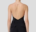 Elisabetta Franchi - BODY DE LYCRA CON TIRAS EN TUL