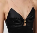 Elisabetta Franchi - BODY DE LYCRA CON TIRAS EN TUL