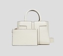 Elisabetta Franchi - CARTERA MEDIANA EN CUERO SINTÉTICO CON LOGO EN RELIEVE