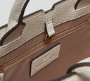 Elisabetta Franchi - CARTERA MEDIANA EN CUERO SINTÉTICO CON LOGO EN RELIEVE