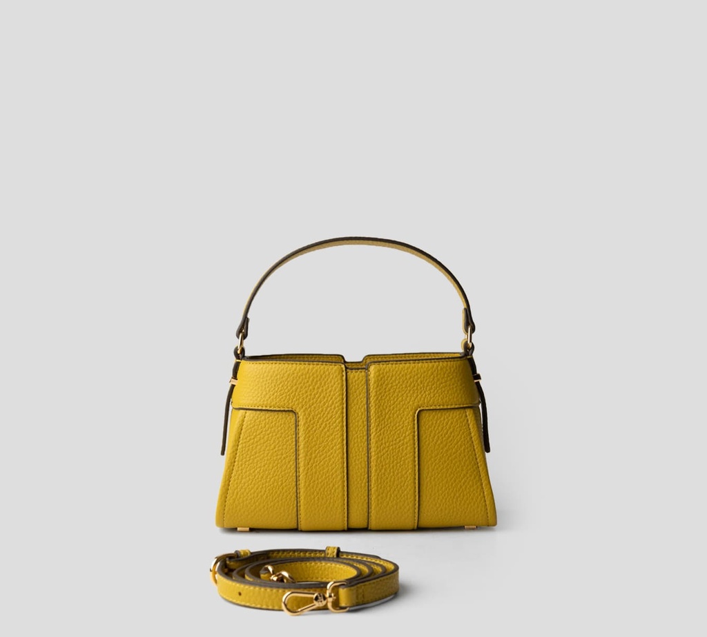 Elisabetta Franchi - CARTERA PEQUEÑA EN CUERO SINTÉTICO CON LOGO EN RELIEVE Y TIRA REMOVIBLE