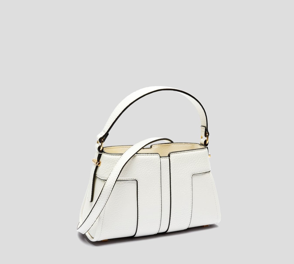 Elisabetta Franchi - CARTERA PEQUEÑA EN CUERO SINTÉTICO CON LOGO EN RELIEVE Y TIRA REMOVIBLE