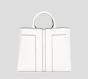 Elisabetta Franchi - CARTERA BLANCO HUESO CON BORDES MARRONES