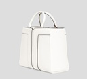 Elisabetta Franchi - CARTERA BLANCO HUESO CON BORDES MARRONES