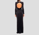 Elisabetta Franchi - VESTIDO DE TERCIOPELO NEGRO