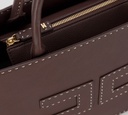 Elisabetta Franchi - CARTERA MEDIANA CON TIRA REMOVIBLE Y COSTURAS CONTRASTANTES