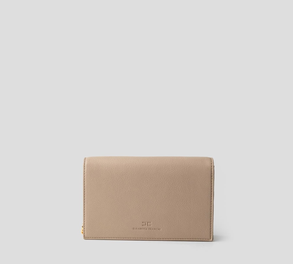 Elisabetta Franchi - CARTERA DE MANO MARRON CHARO