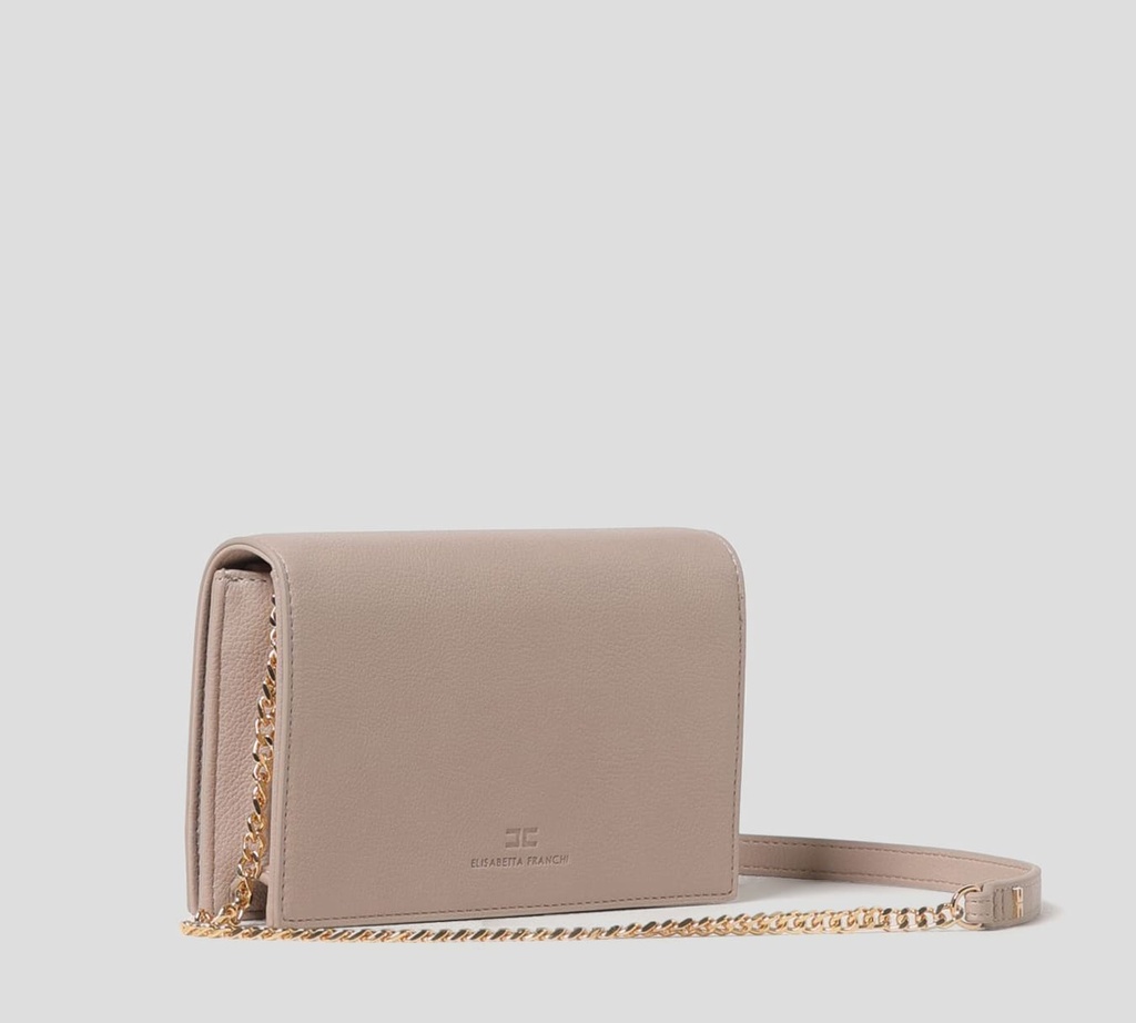 Elisabetta Franchi - CARTERA DE MANO MARRON CHARO