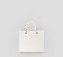Elisabetta Franchi - CARTERA BLANCA PEQUEÑA TEXTURIZADA
