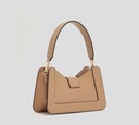 Elisabetta Franchi - CARTERA MARRON CLARO CON CORREA