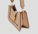 Elisabetta Franchi - CARTERA MARRON CLARO CON CORREA