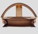 Elisabetta Franchi - CARTERA MARRON CLARO CON CORREA
