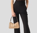 Elisabetta Franchi - CARTERA MARRON CLARO CON CORREA