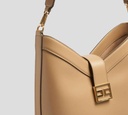 Elisabetta Franchi - CARTERA MARRON CLARA DE ASA GRANDE