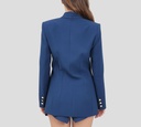 Elisabetta Franchi - BLAZER DE CREPÉ CON COSTURAS EN CONTRASTE