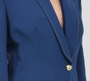 Elisabetta Franchi - BLAZER DE CREPÉ CON COSTURAS EN CONTRASTE