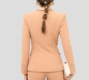 Elisabetta Franchi - BLAZER CON SOLAPA SATINADA CERRADO A DOBLE BOTÓN