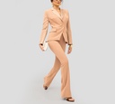 Elisabetta Franchi - BLAZER CON SOLAPA SATINADA CERRADO A DOBLE BOTÓN