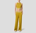 Elisabetta Franchi - MONO VERDE CON FRANJAS BLANCAS