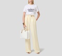 Elisabetta Franchi - FRANELA CUELLO REDONDO CON FLORES Y LOGO BORDADO