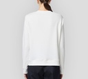 Elisabetta Franchi - SWEATER DE ALGODÓN MODAL CON ESTAMPADO FRONTAL