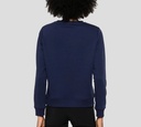 Elisabetta Franchi - SWEATER DE ALGODÓN MODAL CON ESTAMPADO FRONTAL