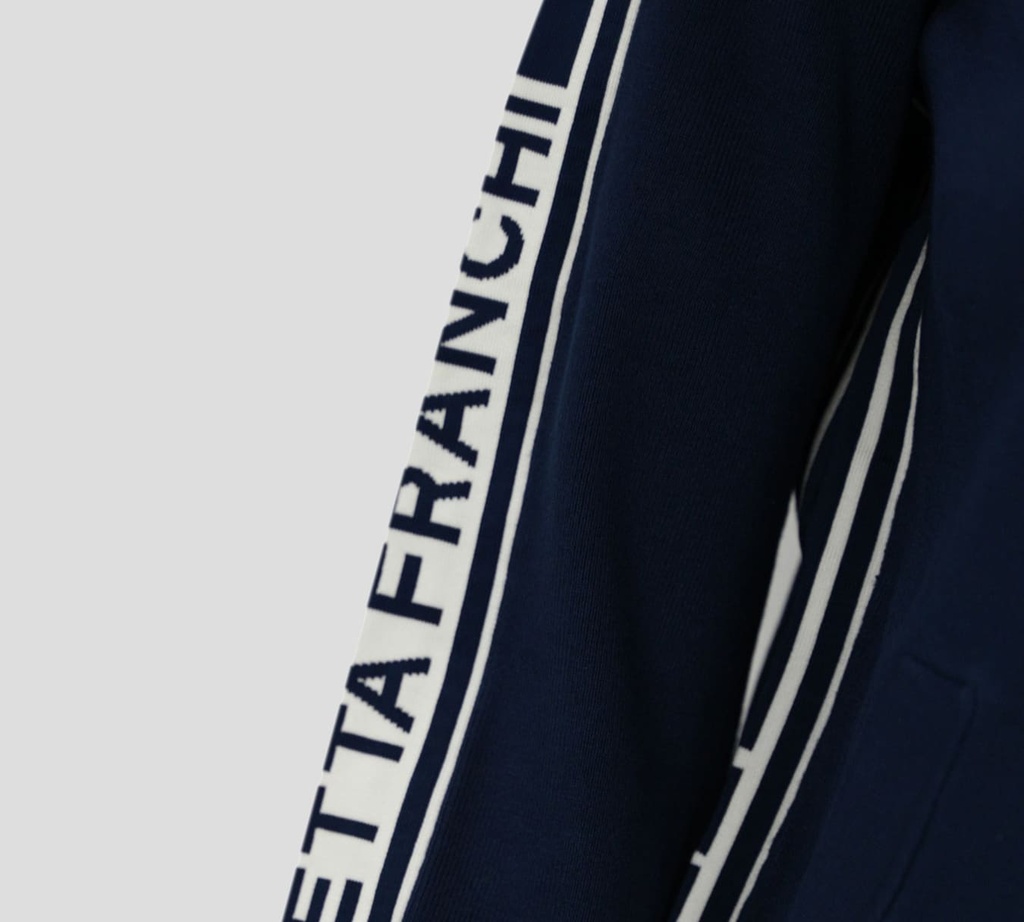 Elisabetta Franchi - SWEATER DE PUNTO DE VISCOSA CON CIERRE FRONTAL