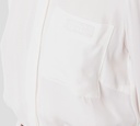 Elisabetta Franchi - BLUSA BLANCA MANGA LARGA