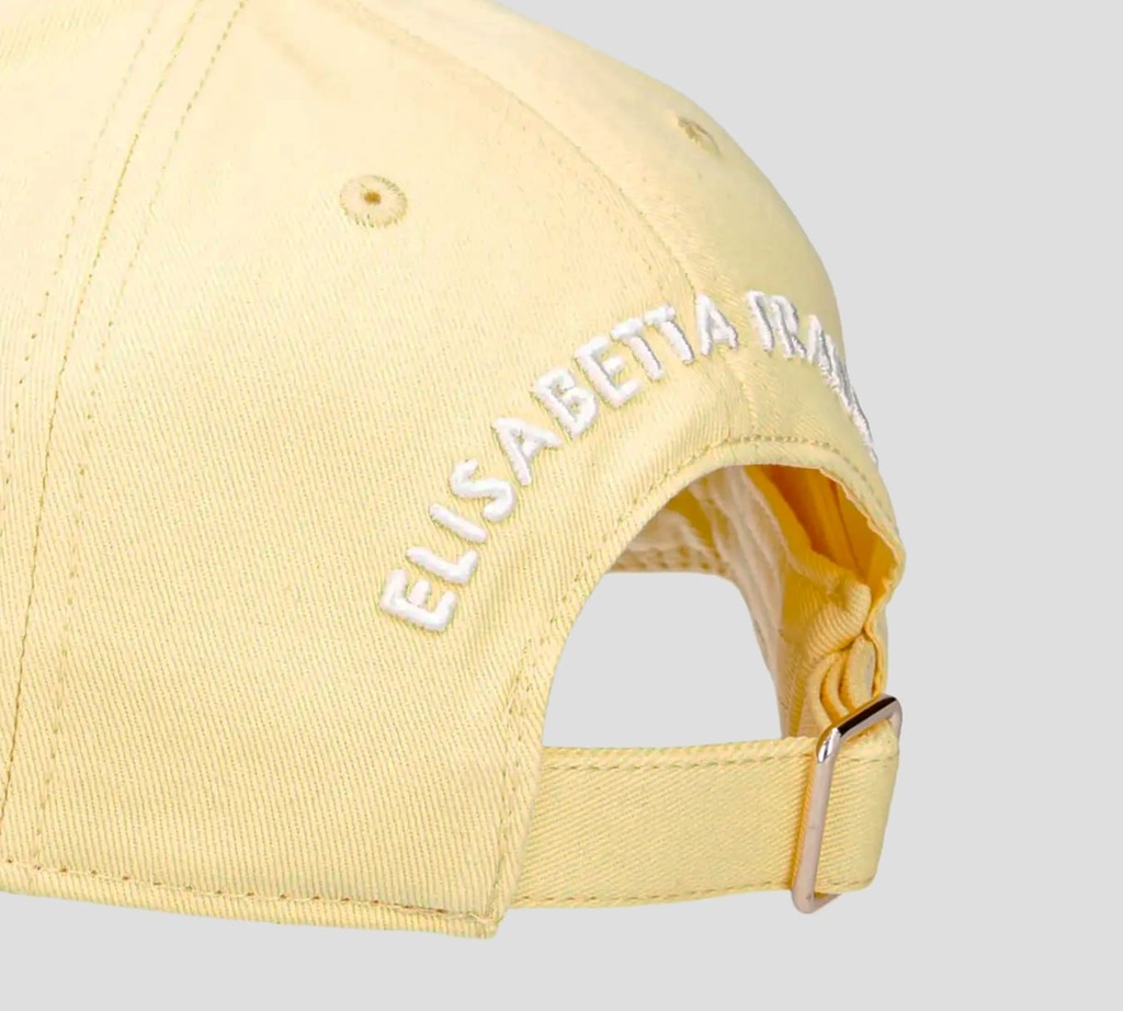 Elisabetta Franchi - GORRA DE LONA CON LOGO BORDADO