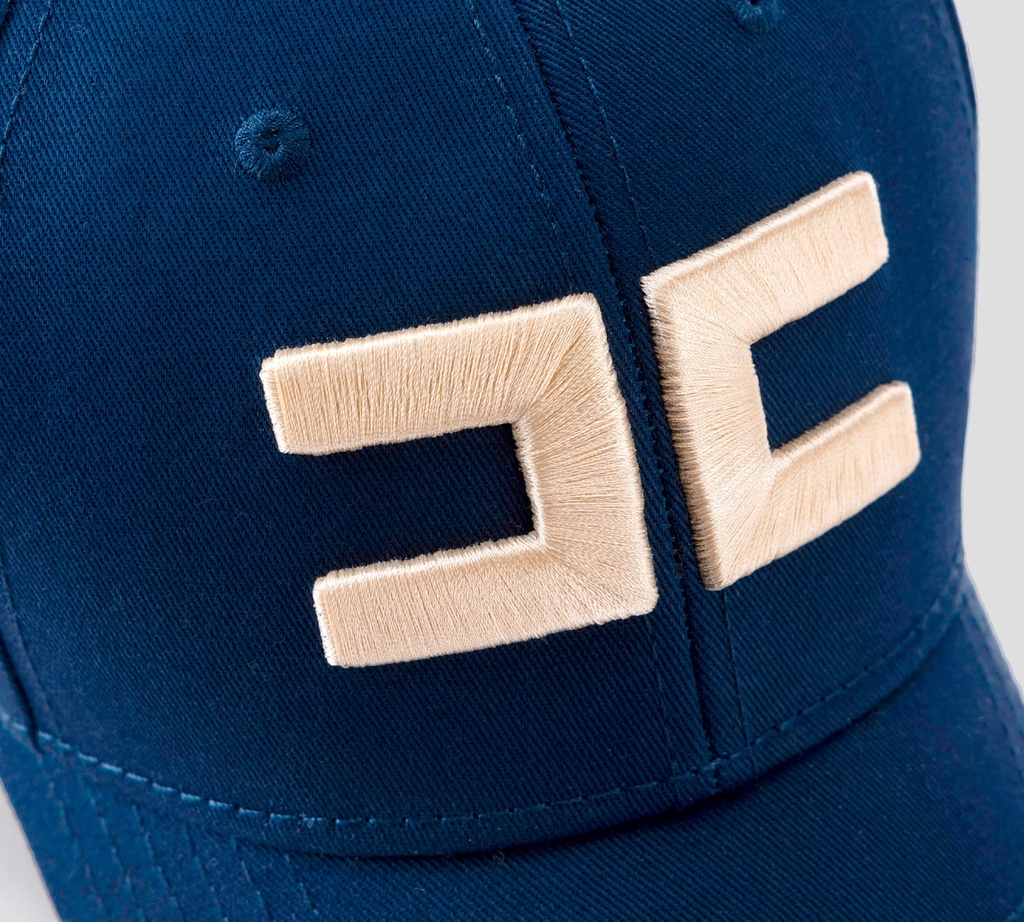 Elisabetta Franchi - GORRA DE LONA CON LOGO BORDADO