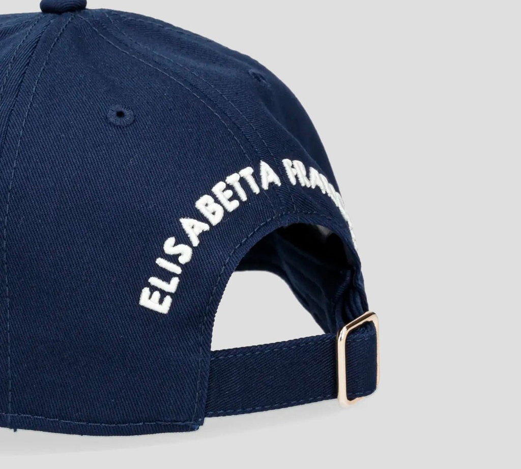 Elisabetta Franchi - GORRA DE LONA CON LOGO BORDADO
