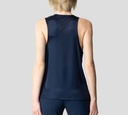 Elisabetta Franchi - BLUSA AZUL CON PIN DORADO