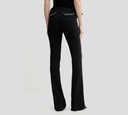 Elisabetta Franchi - PANTALON NEGRO CON BORDES BLANCOS 
