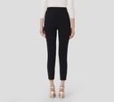 Elisabetta Franchi - PANTALON NEGRO CON BORDES BLANCOS Y BOLSILLOS FRONTALES