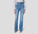 Elisabetta Franchi - BLUE JEANS CLARO DE BOTA ACAMPANADA