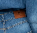 Elisabetta Franchi - ENTERIZO MANGA LARGA DE JEAN CON BOTONES DORADOS