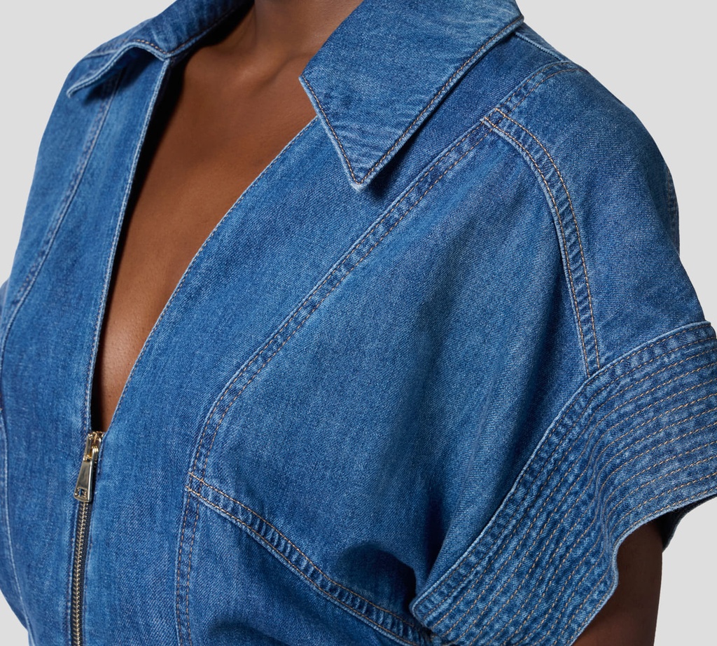 Elisabetta Franchi - ENTERIZO DE JEANS Y SHORT