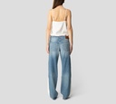 Elisabetta Franchi - ENTERIZO DE BLUSA Y JEAN CON FRANJAS LATERALES