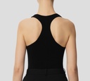 Elisabetta Franchi - BLUSA NEGRA CON FLOR EN EL CUELLO