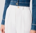 Elisabetta Franchi - PANTALON BLANCO PERLA