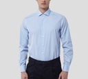 Xacus - CAMISA BLANCA CON RAYAS AZULES
